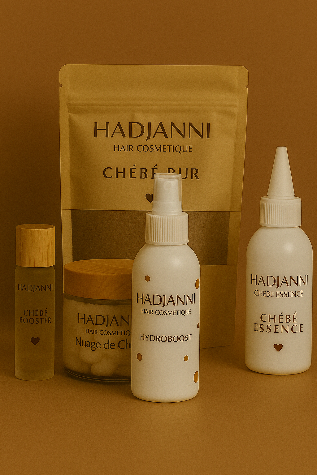 Coffret gamme complète (Spray, huile, chantilly, roll-on, poudre)