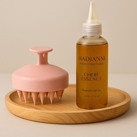 Duo Stimule : Huile - CHÉBÉ ESSENCE et Brosse de massage