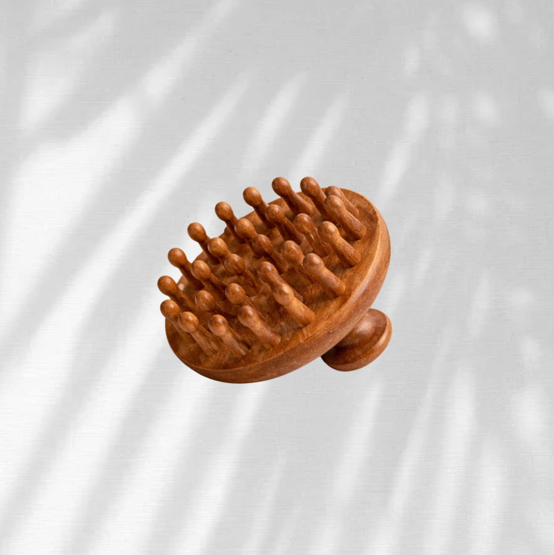 Brosse massage cuir chevelu